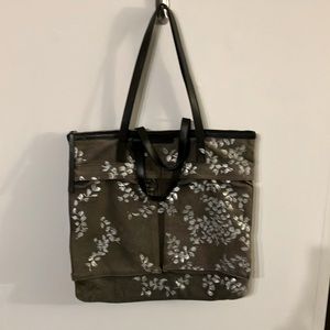 Dries Van Noten Canvas Floral Tote - flawed